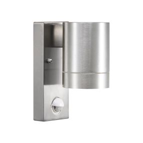 Nordlux Tin Maxi Sensor - buiten wandverlichting met bewegingsdetector - 7,5 x 16 x 12,5 cm - IP54 - aluminium