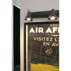 Faro Ring - opbouwspot 2L - 36 x 13,5 x 10 cm - donker grijs