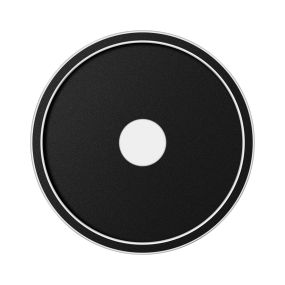 ETH Loïs - plafonnieres - Ø 40 x 6 cm - 3 stappen dimbaar - 30W LED incl. - IP44 -  zwart
