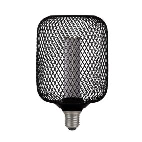 Searchlight Deco LED - Ø 10 x 16,5 cm - E27 - 3,5W dimbaar - 1800K - zwart