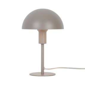 Nordlux Ellen Mini - tafellamp - Ø 16 x 25 cm - licht bruin