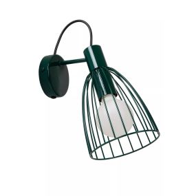 Lucide Macarons - wandlamp - Ø 15 x 19,5 x 29 cm - groen