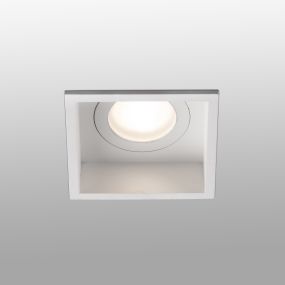 Faro Hyde - inbouwspot - 89 x 89 mm, 83 x 83 mm inbouwmaat - IP44 - mat wit