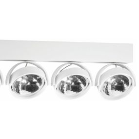 Artdelight Dutchess - opbouwspot 4L - 55 x 6 x 18,9 cm - wit
