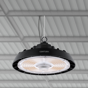 Century Italia Atlas Multilight - hanglamp - Ø 30 x 16,5 cm - 200W dimbare LED incl. - IP65 - zwart