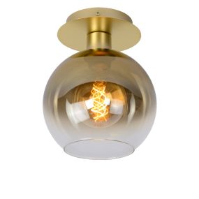 Lucide Marius - plafondverlichting - Ø20 x 22 cm - mat goud/messing