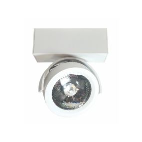 Artdelight Dutchess LED - opbouwspot 1L - 16 x 6 x 19 cm - 13W dimbare LED incl. - wit
