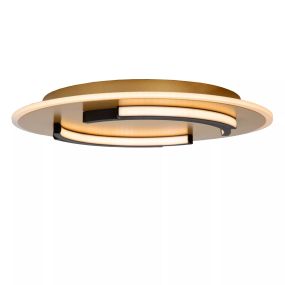 Lucide Andreas - plafondlamp - Ø 39,6 x 5,1 cm - 30W LED incl. - goud