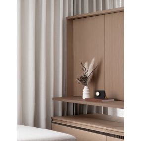 Nova Luce Kedros - tafellamp -  14 x 11 x 5 cm - 3W dimbare LED incl. - zwart