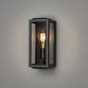 Konstsmide Carpi Mini - wandverlichting - 15 x 30 x 12,5 cm - IP44 - zwart