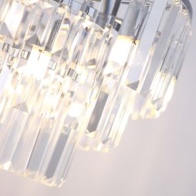 Maxlight Monaco - plafondverlichting - Ø 60 x 50 cm - chroom
