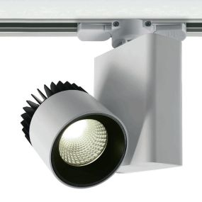ONE Light COB Dark Light - rail spot - 3-fase railsysteem - Ø 6,5 x 10,5 cm - 10W LED incl. - wit - witte lichtkleur