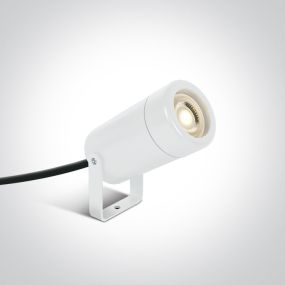 ONE Light GU10 Garden Spots - grondspot op piek - Ø 6 x 11 cm - IP65 - wit