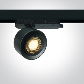 ONE Light COB Zoomable Range - rail spot - Ø 8 x 4,5 cm - 15W LED incl. - zwart