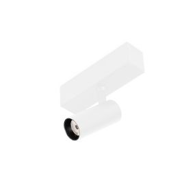 Faro Neso Hole - spot voor magnetische rail - Ø 3,5 x 10 x 16,3 cm - 5W LED warm wit (3000K) incl. - 40° lichtbundel - wit