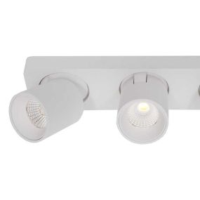 Artdelight Laguna - opbouwspot 3L - 32 x 8,2 x 9,5 cm - 3 x 6W dimbare LED incl. - wit
