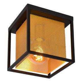 Lucide Sansa - plafondverlichting - Ø 20 x 21 cm - zwart