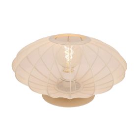Lucide Corina - tafellamp - Ø 40 x 22 cm - beige