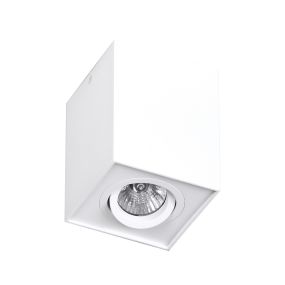 Maxlight Basic Square - plafondspot - Ø 9 x 12 cm - wit