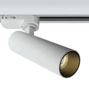 ONE Light COB Cylinder Range - rail spot - 3-fase railsysteem - Ø 4 x 13,5 cm - 8W dimbare LED incl. - wit
