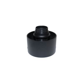 Artdelight Rosario - lamphouder voor PL 202 - Ø9,5 x 9,5 cm - zwart
