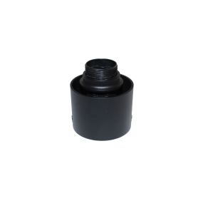 Artdelight Rosario - lamphouder voor PL 202 - Ø8 x 9,5 cm - zwart