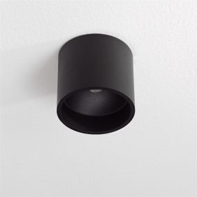 Artdelight Ormond - plafondverlichting - Ø 11 x 10 cm - 7W dimbare LED incl. - IP54 - zwart