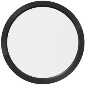 ETH Ruby - plafondlamp met bewegingssensor - Ø 23 x 2,4 cm - 3 stappen dimmer - 18W LED incl. -  IP44 - zwart