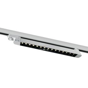 ONE Light Adjustable LED Linear Track Light - track spot - 3-fase railsysteem - 48 x 3,3 x 4,5 cm - 15 x 1W LED incl. - wit