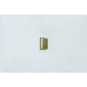 Artdelight Diaz Small - wandverlichting - 4 x 10 x 15 cm - 2 x 3W LED incl. - IP54 - geborsteld goud