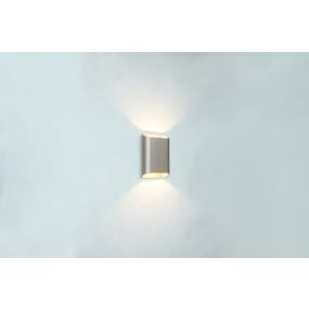 Artdelight Diaz Small - wandverlichting - 4 x 10 x 15 cm - 2 x 3W LED incl. - IP54 - champagne