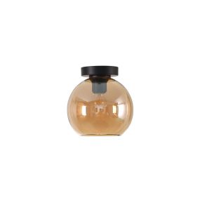 Artdelight Marino - plafondverlichting - Ø 20 x 21 cm - amber