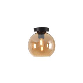 Artdelight Marino - plafondverlichting - Ø 20 x 21 cm - amber