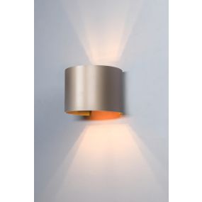 Artdelight Gyro - wandlamp - 9,7 x 13 x 11,2 cm - champagne