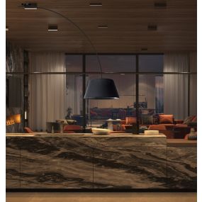 VK Lighting Afti - hanglamp - 139 x 45 x 110 cm - zwart
