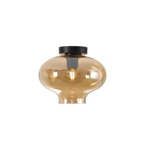 Artdelight Toronto - plafondverlichting - Ø 26,5 x 18,5 cm - amber
