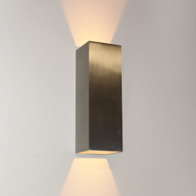 Artdelight Vegas - buiten wandverlichting - 8 x 8 x 25 cm - 2 x 4W dimbare LED incl. - IP65 - aluminium