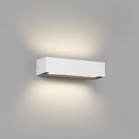 Faro Doro - wandverlichting - 22 x 7 x 4,8 cm - 13W LED incl. - IP65 - mat wit
