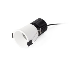 Faro Fox - inbouwspot - Ø 65 mm, Ø 55 mm inbouwmaat - 10W dimbare LED incl. - mat wit
