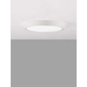 Nova Luce Dixie CCT - plafondlamp - Ø 22 x 2,5 cm - 18W LED incl. - zandwit