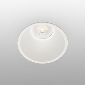 Faro Fresh - inbouwspot - Ø 89 mm, Ø 83 mm inbouwmaat - IP65 - mat wit