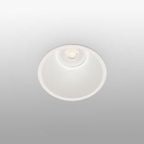 Faro Fresh - inbouwspot - Ø 89 mm, Ø 83 mm inbouwmaat - IP65 - mat wit