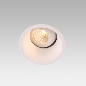 Faro Fox Orientable - inbouwspot - Ø 50 mm, Ø 45 mm inbouwmaat - 3-5W dimbare LED incl. - mat wit