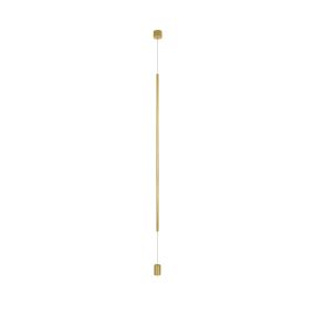 Nova Luce Elettra - hang/staanlamp - Ø 7 x 300 cm - 20W LED incl. - messing goud