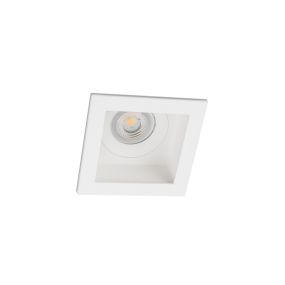 Faro Moist - inbouwspot - 90 x 90 mm, 78 x 78 mm inbouwmaat - IP44 - mat wit