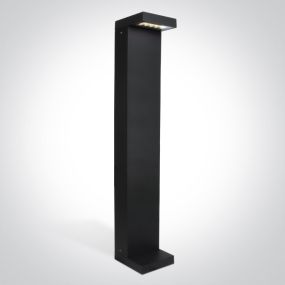 ONE Light - tuinpaal - 70 x 12 x 10 cm - 8W LED incl. - IP65 - antraciet - witte lichtkleur