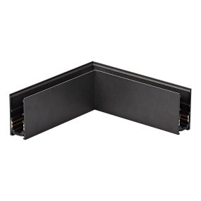 VK Lighting Kona - magnetisch railsysteem - horizontaal opbouwhoekprofiel - 17,5 x 17,5 x 6 cm - zwart