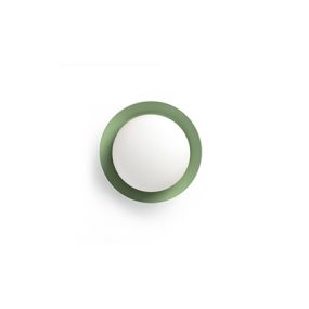 Faro May - plafondlamp - Ø 12 x 8 cm - 4W LED incl. - IP44 - groen