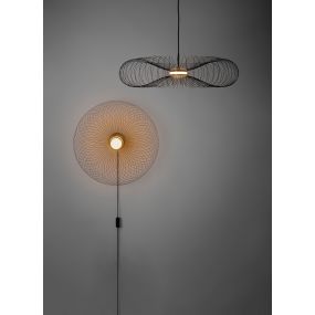 VK Lighting Synnefo - hanglamp - Ø 74 x 146,5 cm - 8W LED incl. - zwart