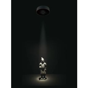 VK Lighting Thesi - opbouwspot - Ø 15 x 4,1 cm - 3W LED incl. - zwart
